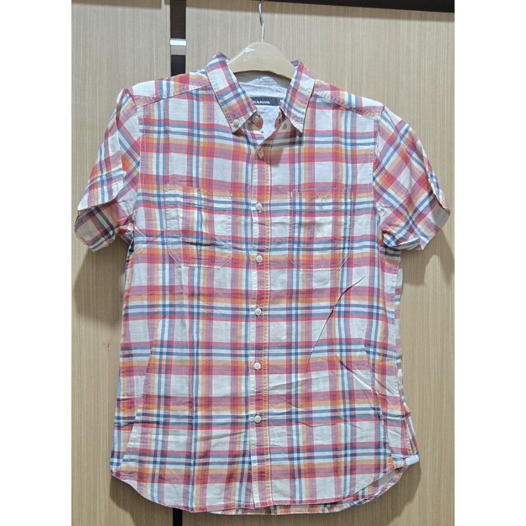 Kemeja katun brand samuel & kevin ld100 pj60 (LIKE NEW)