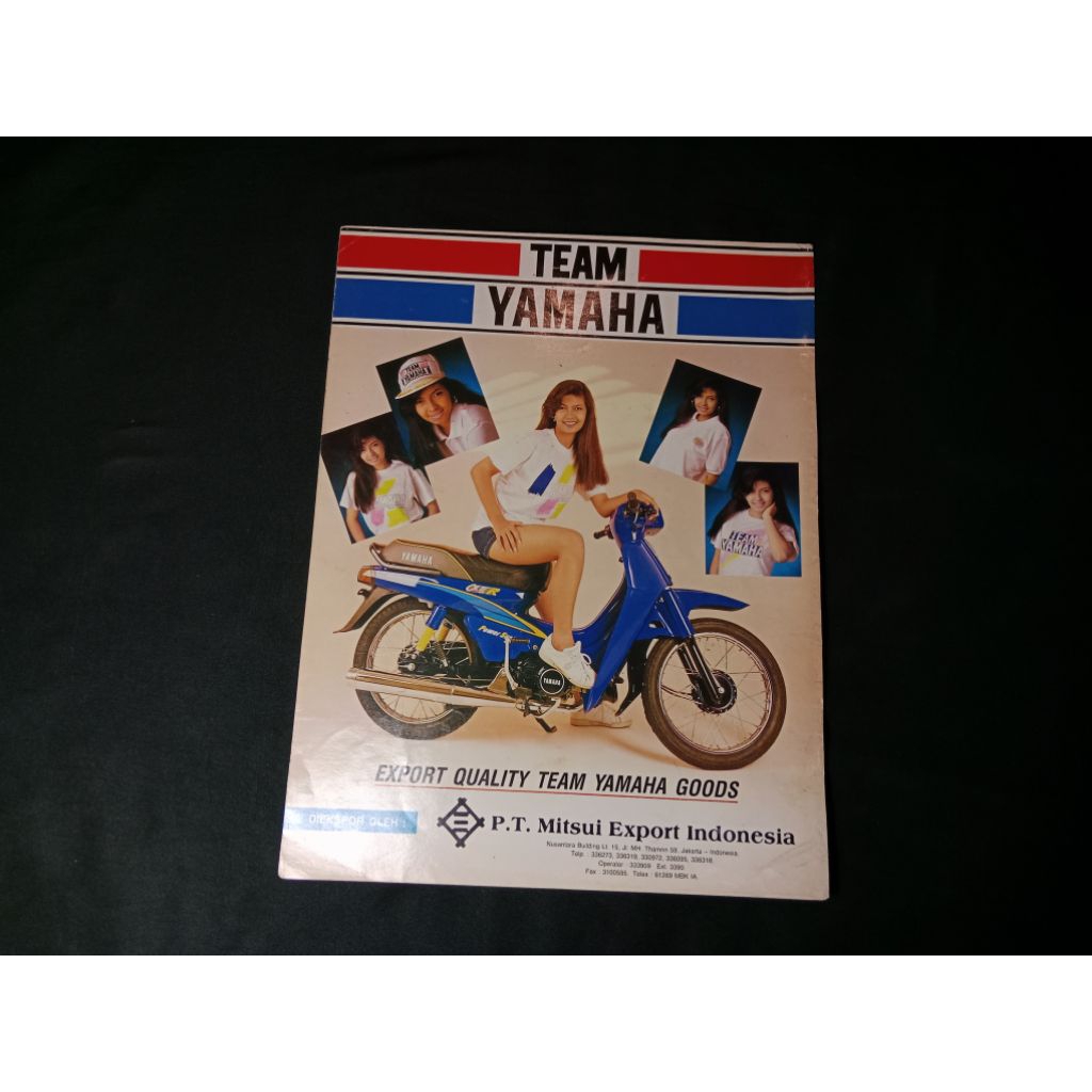 Brosur Yamaha Alfa II R biru