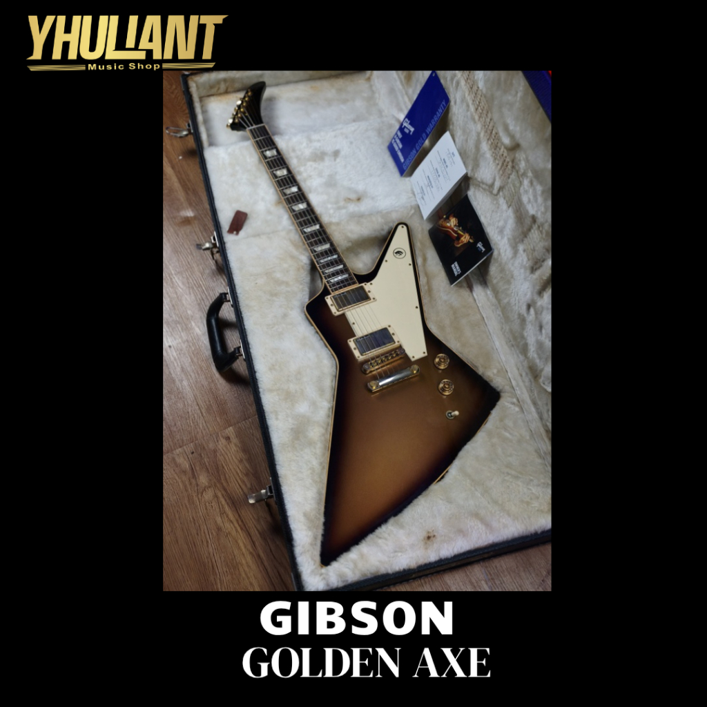 Gibson USA Bill Kelliher "Golden Axe" Explorer Original Made in American