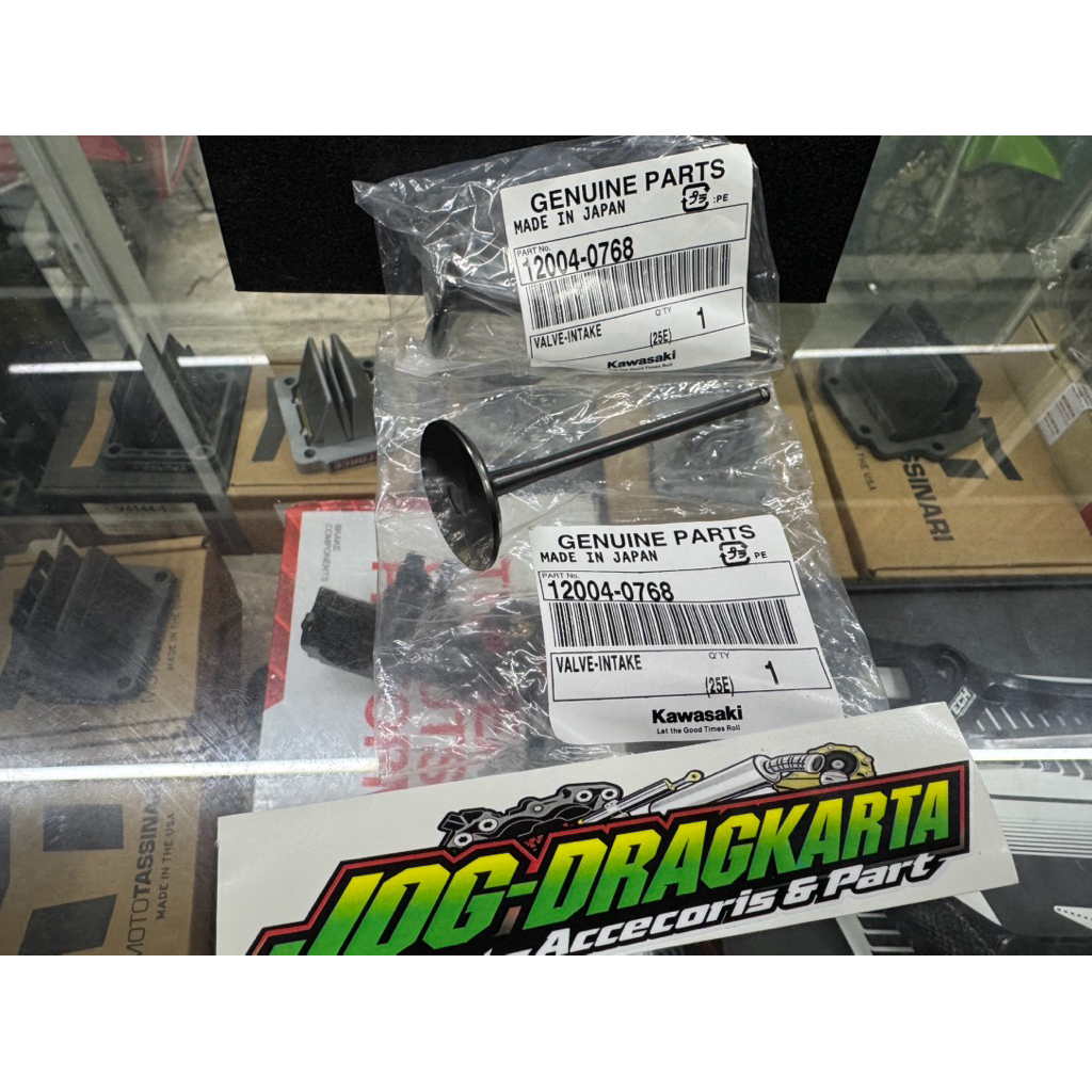 PAYUNG KLEP TITANIUM VALVE INTAKE KAWASAKI KX 250 20 KX252 BLF 2019-2023 BATANG 4.5MM PAYUNG 32 ORIG