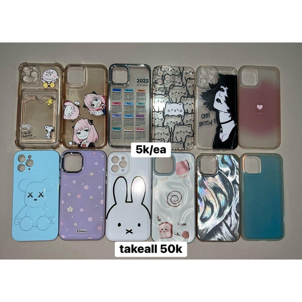 PRELOVED BEKAS CASE IP IPHONE 11 PRO SOFT HARD DOUBLE LAYER SHOOKY BT21