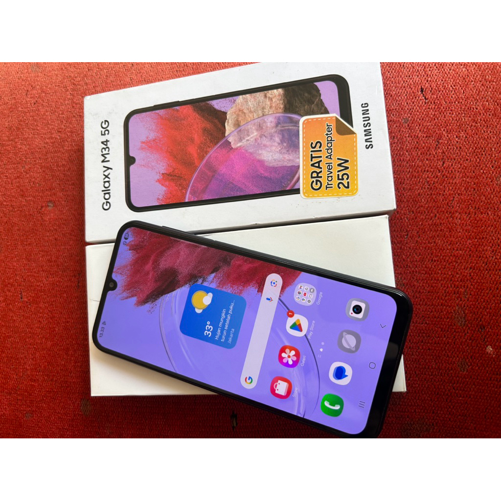 Samsung M34 5G ram 8/128 seken