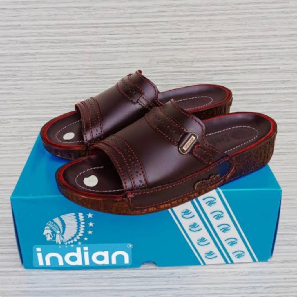 Sendal indian kulit asli