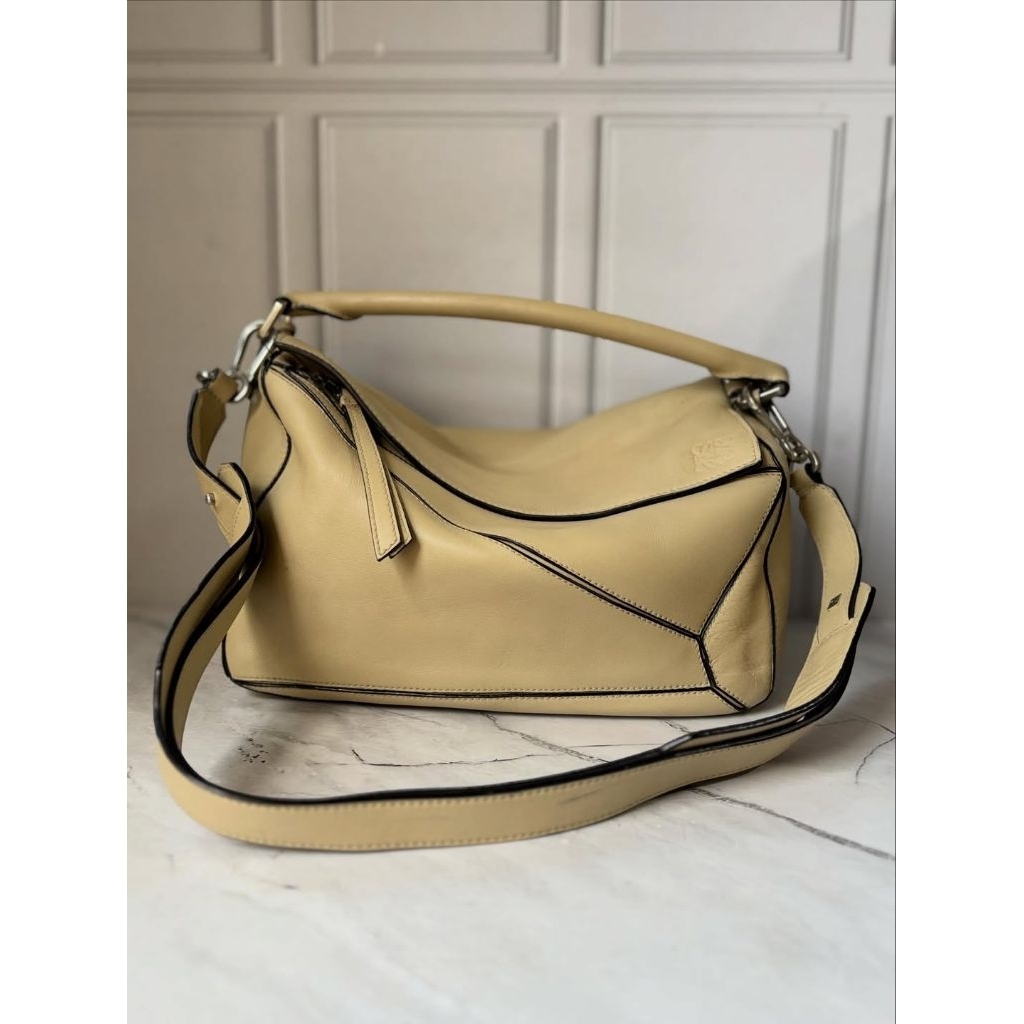 Tas loewe puzzle cream bag