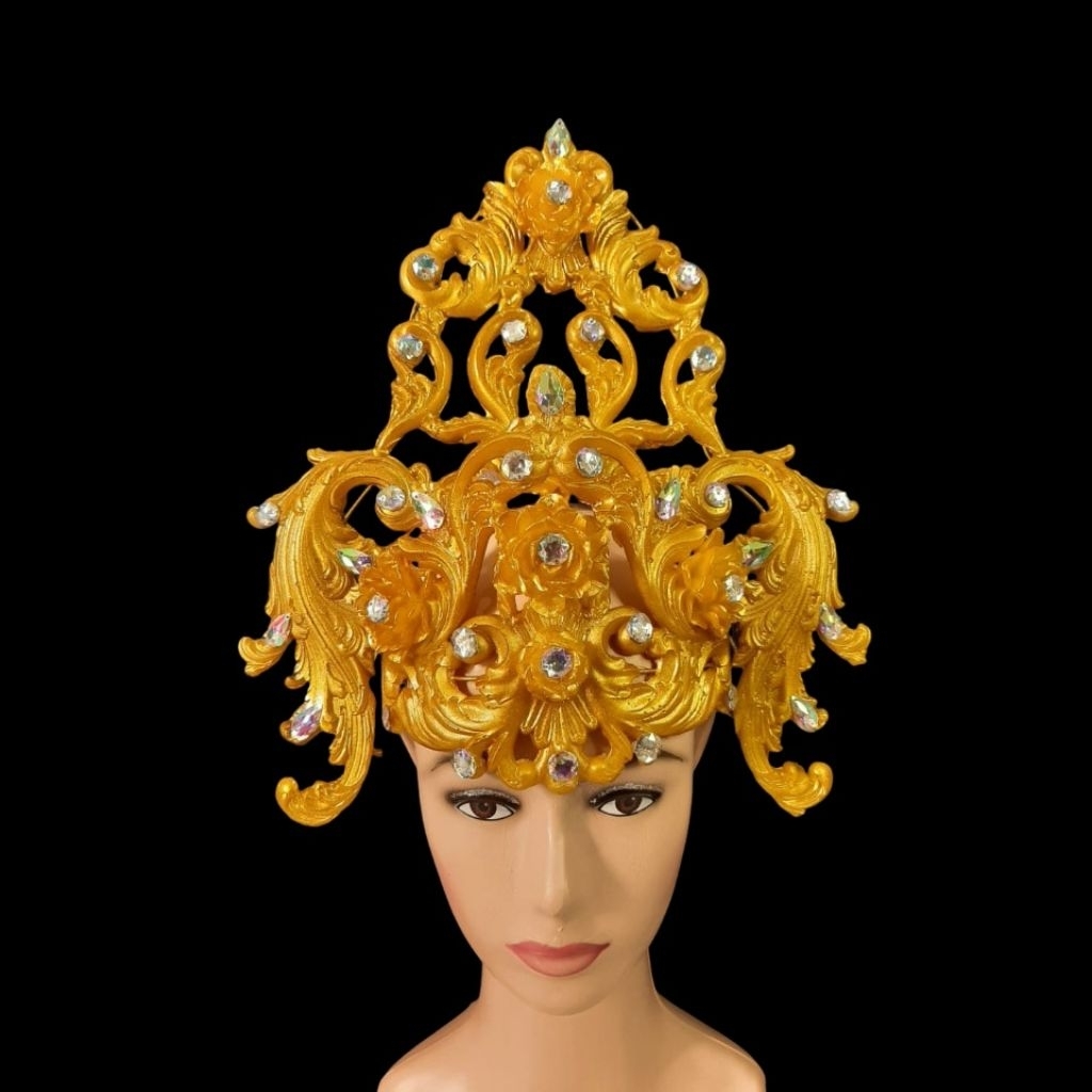 mahkota tari mawar/ mahkota tari/ aksesoris tari