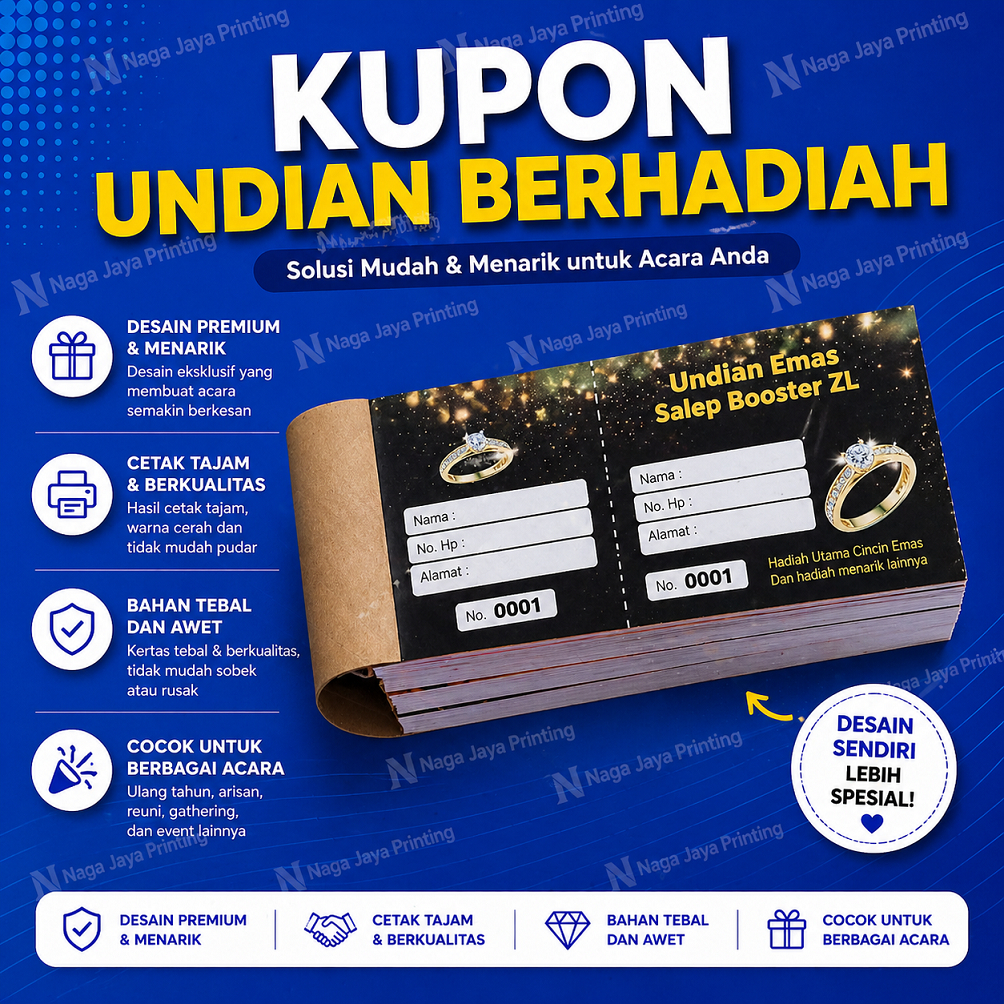 CETAK KUPON UNDIAN DOORPRIZE