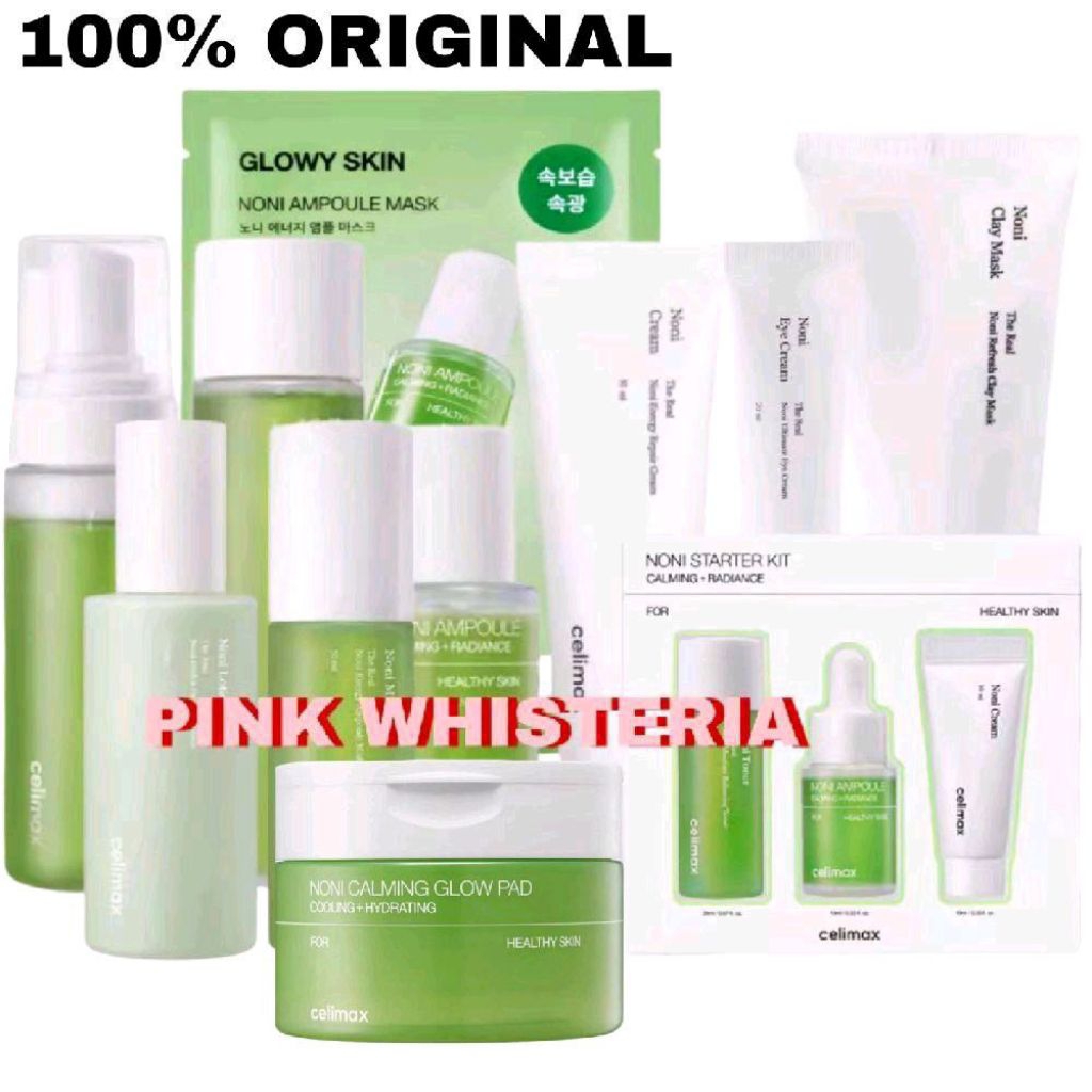 CELIMAX The Real Noni Energy Ampoule Serum / Calming Glow Pad / Energy Repair Cream / Moisture Balan