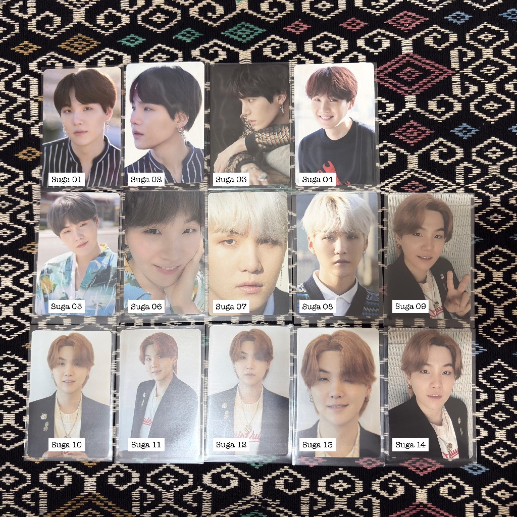 OFFICIAL PHOTOCARD PC BTS SUGA  - PC DICON 101 SUGA SATUAN