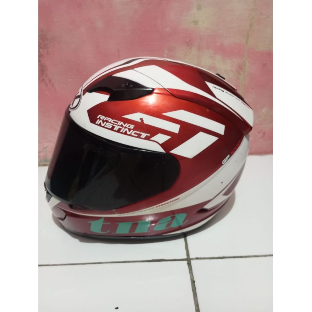 HELM FULLFACE NHK GP1000 DOUBEL VISOR ORIGINAL SECOND