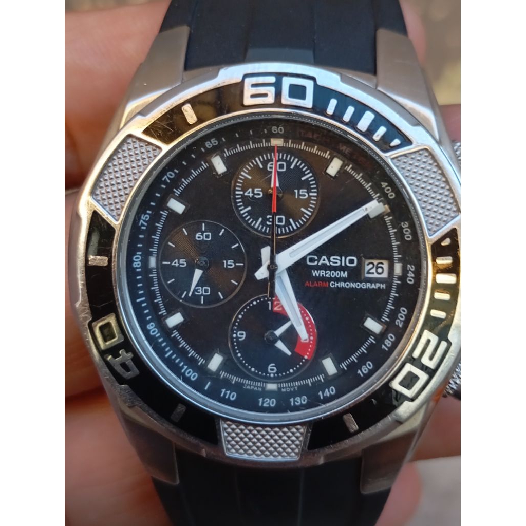 jam tangan casio msy 502 diver 200m original second bekas preloved
