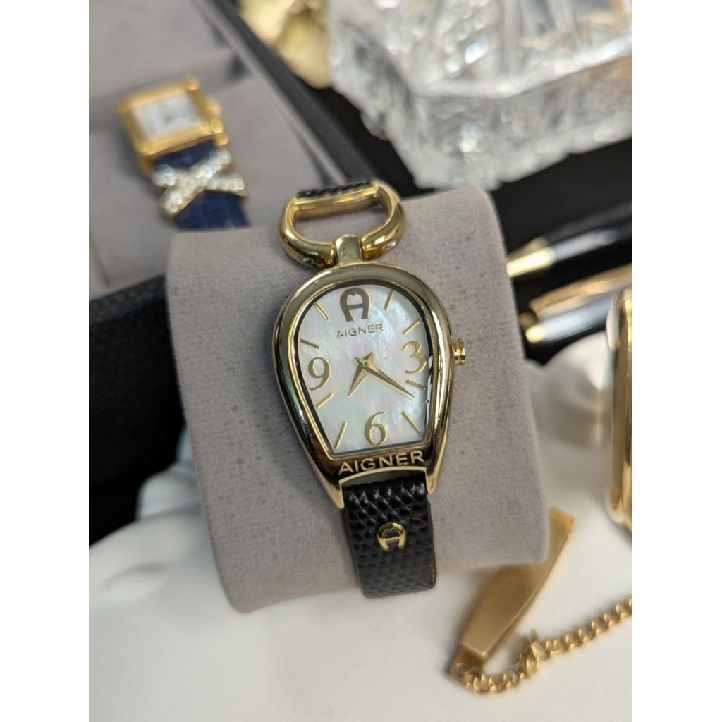 Jam Tangan Aigner Arte II MoP Dial Preloved, Fashion Ladies Watch