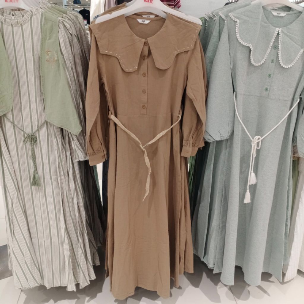 EXIT GAMIS WANITA | MAXI DRES CASUAL | ORIGINAL