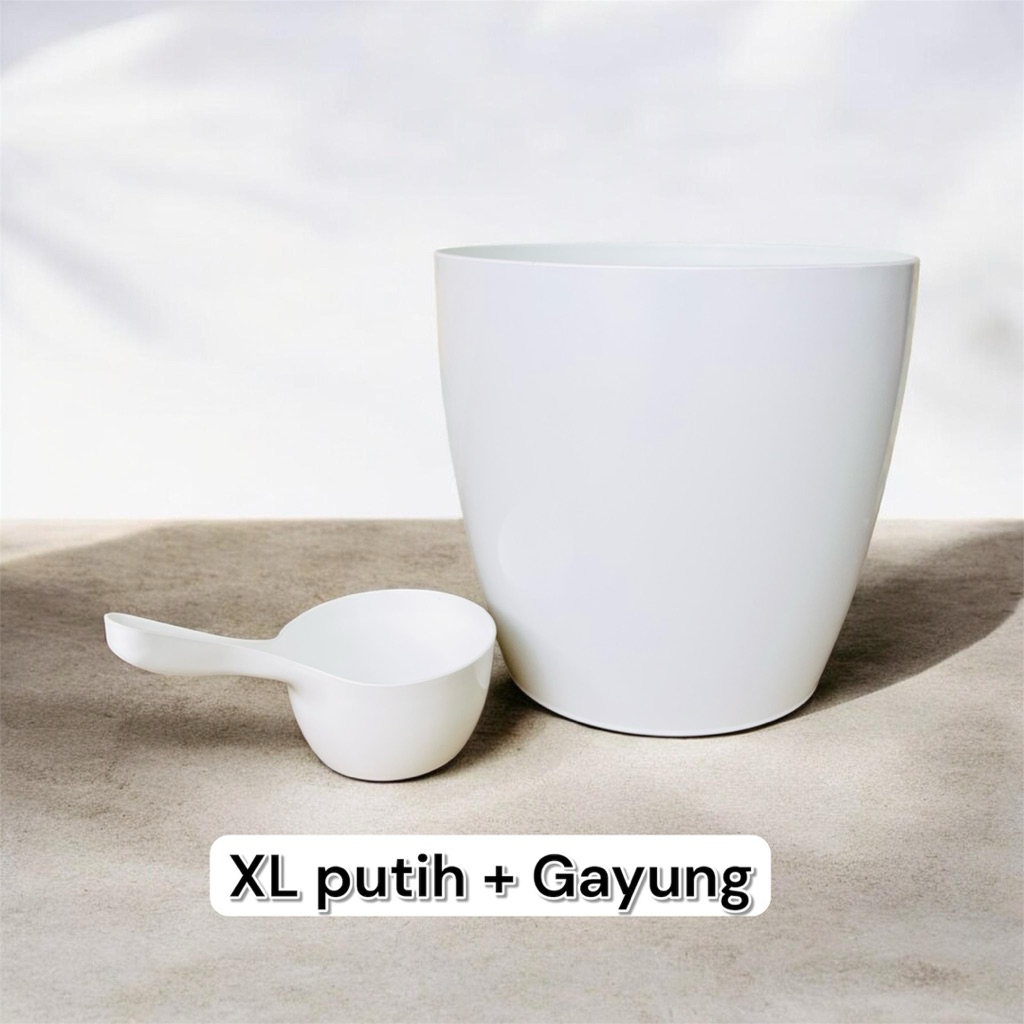 Bak Mandi Lovenia 50 Putih // Bak mandi aestetik // Pot Keramik 50