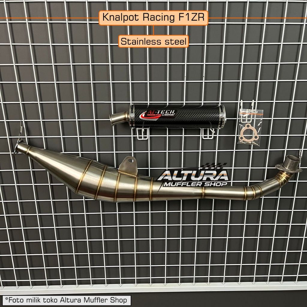 Knalpot F1ZR Fizr Fiz R Force 1 F1Z AITECH Stainless Samping Silencer Carbon Kenalpot Motor 2 Tak
