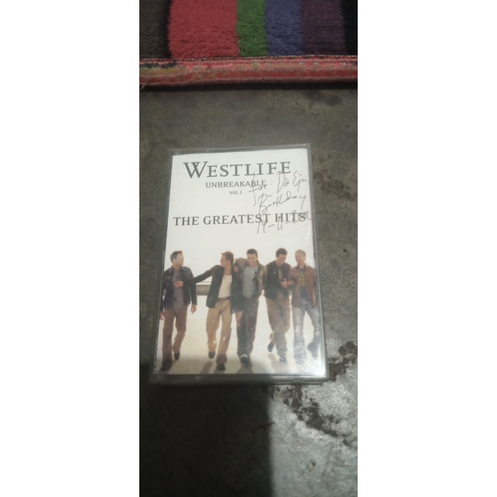 kaset pita Westlife album unbreakable vol 1