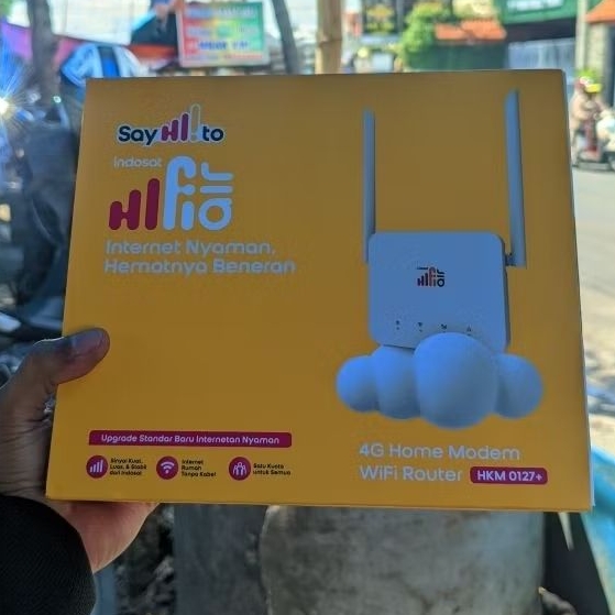 HIFI AIR INDOSAT TRI FREE 50GB/1BULAN MODEM WIFI ROUTER 4G