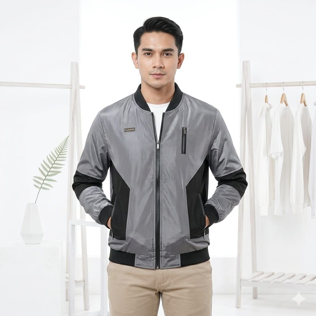 JAKET PRIA PARASUT TEBAL ANTI AIR ANTI ANGIN MOTOR