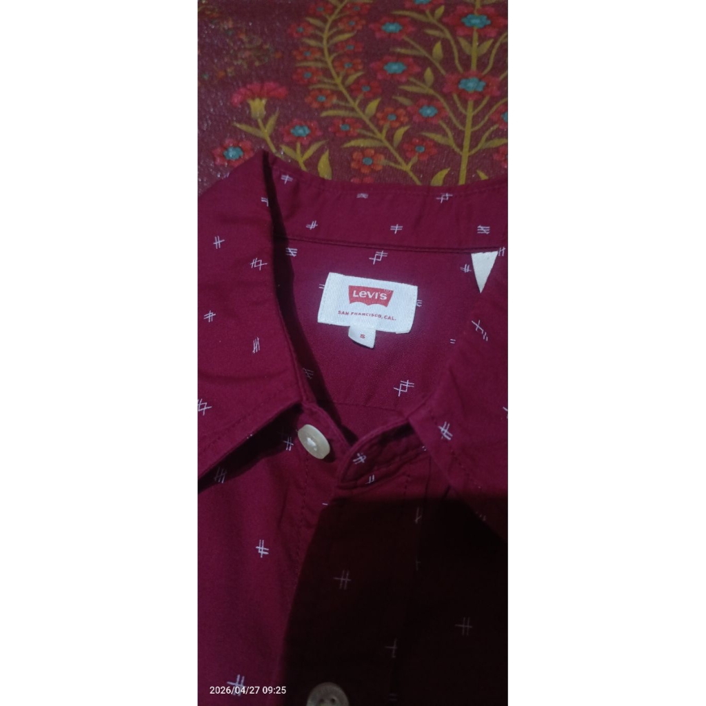 kemeja levis lengan pendek original S