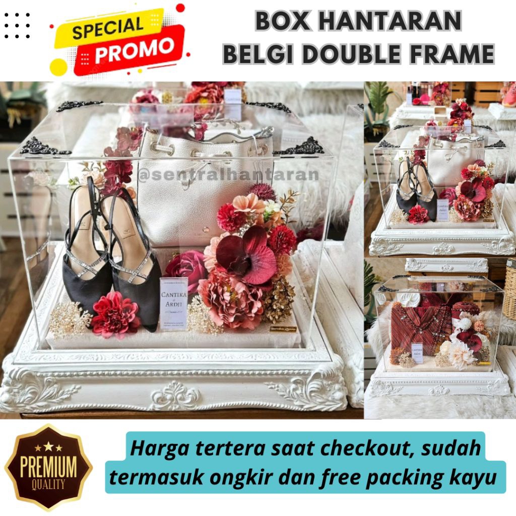 PREMIUM BOX HANTARAN BELGI DOUBLE FRAME | BEST SELLER BOX HANTARAN