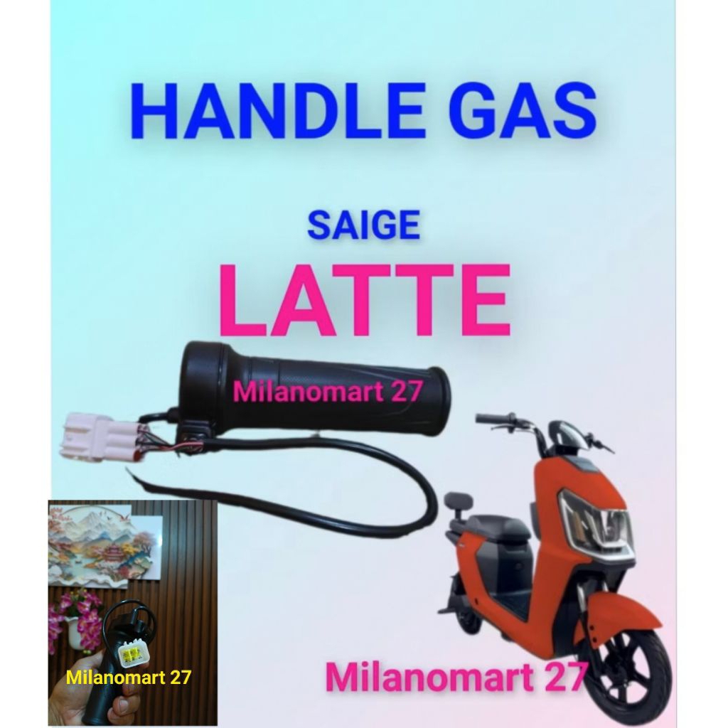 handle gas sepeda listrik saige latte throttle gas sepeda listrik saige latte
