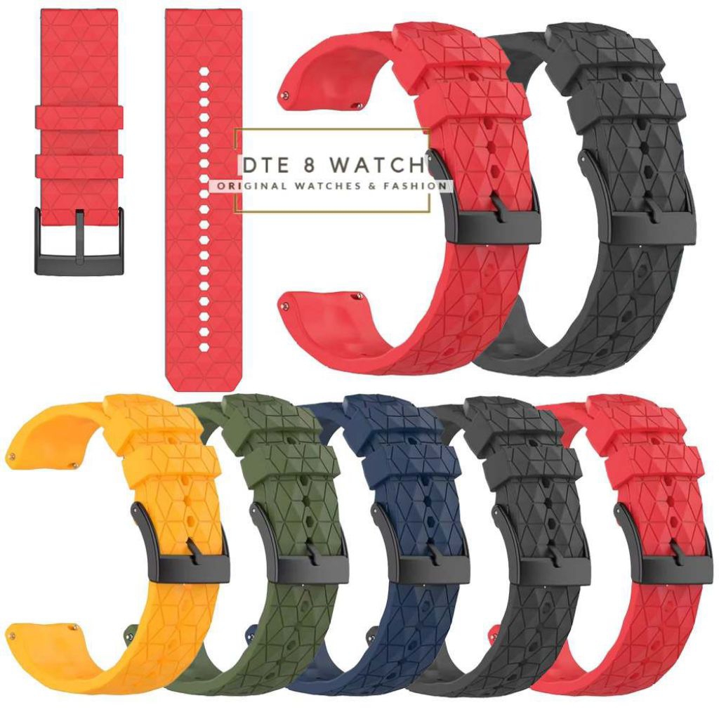 Strap Suunto 9 Baro Suunto D5 Suunto 7 Suunto Traverse Suunto Spartan Wrist HR Silikon Rubber 24mm S
