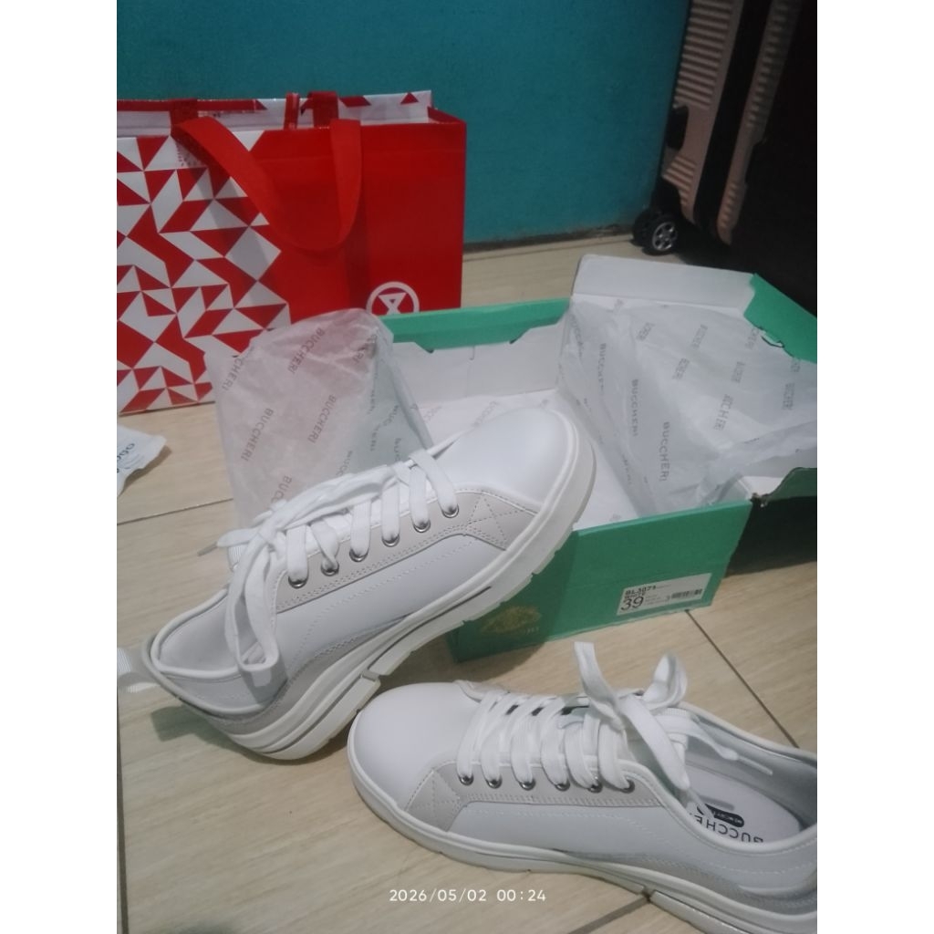 NEW Sneakers Buccheri Ori White uk 39