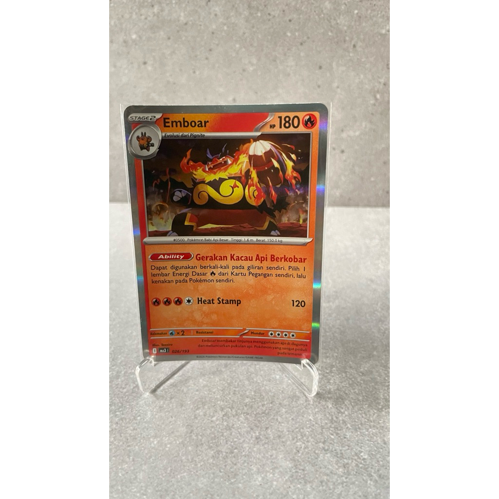 [Emboar] - Single Card Pokémon TCG Original