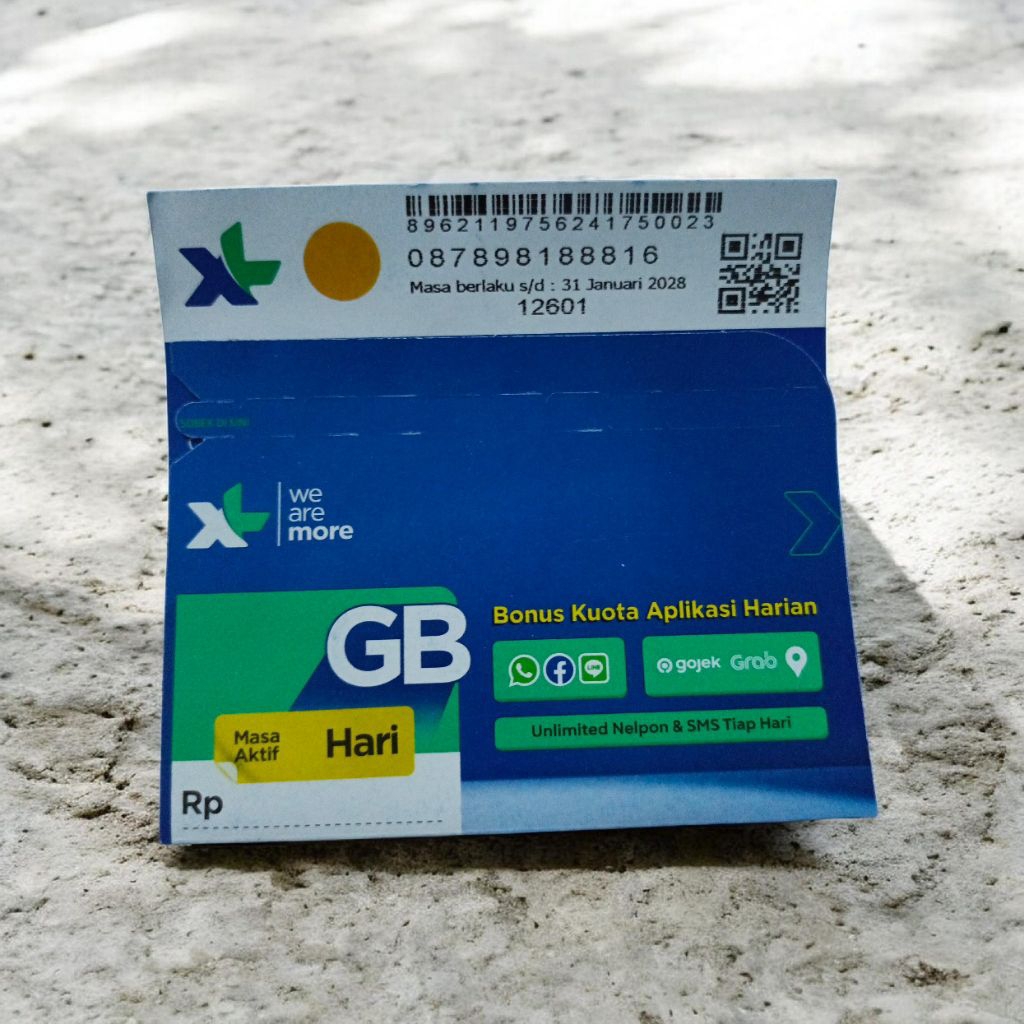 nomor cantik XL 878 9 818881 6 isi kuota 3gb jaringan 5G