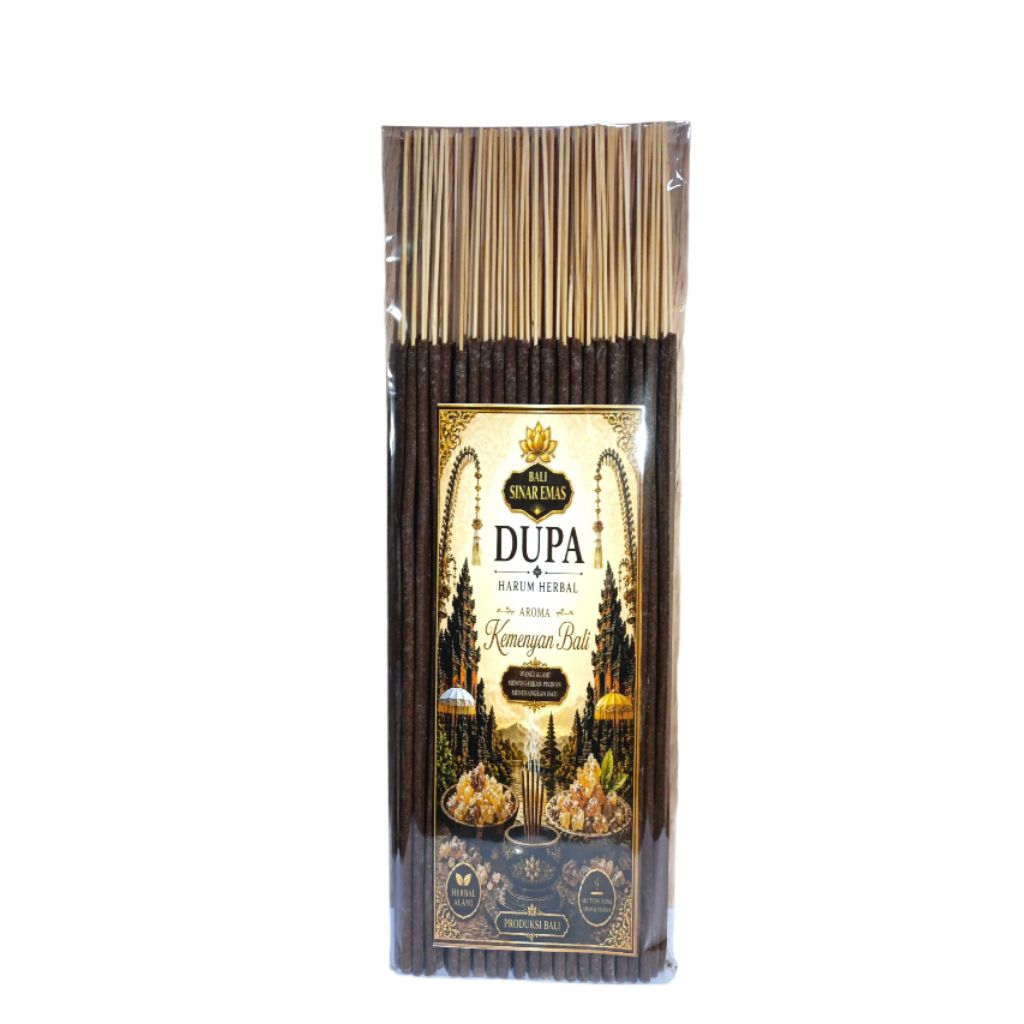 Dupa Harum Herbal Bali Sinar Emas Aroma Kemenyan Bali 150gr Hio Wangi Aromaterapi Asli Bali