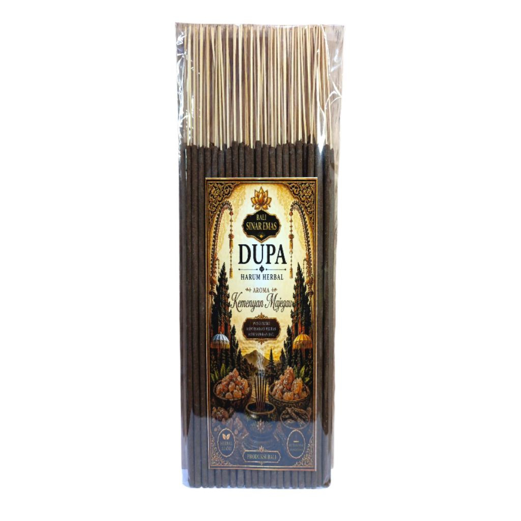 Dupa Harum Herbal Bali Sinar Emas Aroma Kemenyan Majegau Kemasan 150gr Hio Wangi Aromaterapi Asli Ba