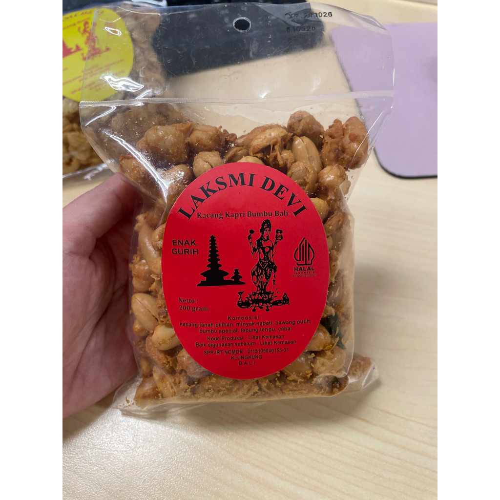 Laksmi Devi Kacang Kapri Bumbu Bali 200gram