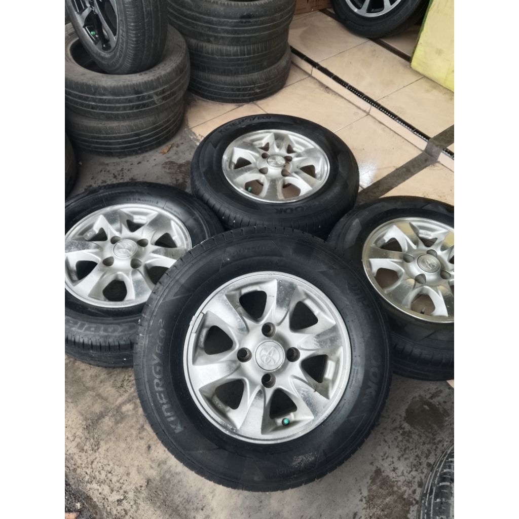 velg ORIGINAL KIJANG LGX RING 14 PCD 114 HARGA sdh 4 biji velg plus ban tebal smua
