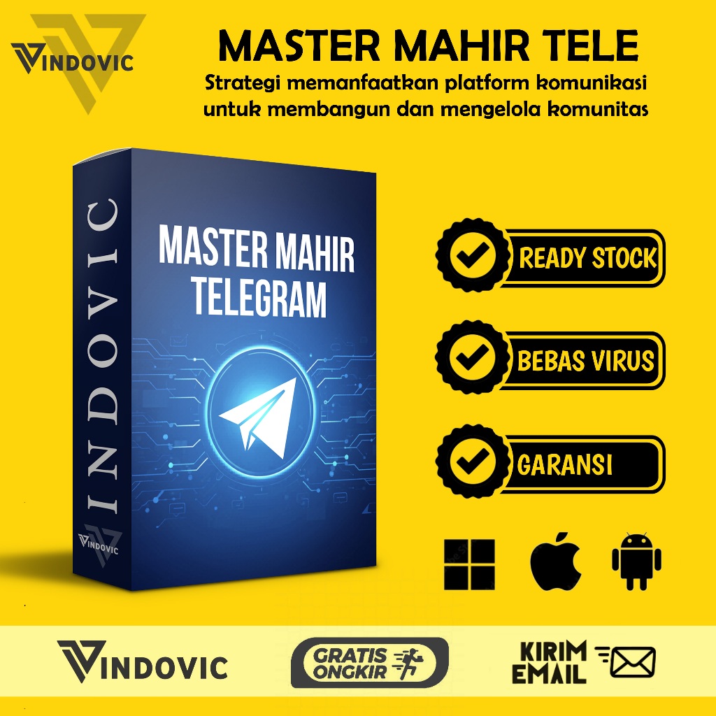 [T0484] Master Mahir Telegram | Panduan Telegram Marketing & Growth