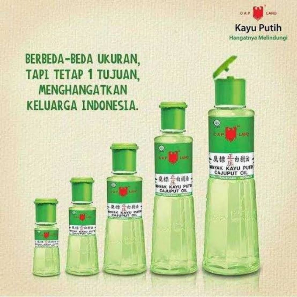 MINYAK KAYU PUTIH CAP LANG ORIGINAL 15ML 30ML 60ML 120ML 210ML OBAT MASUK ANGIN GROSIR MURAH