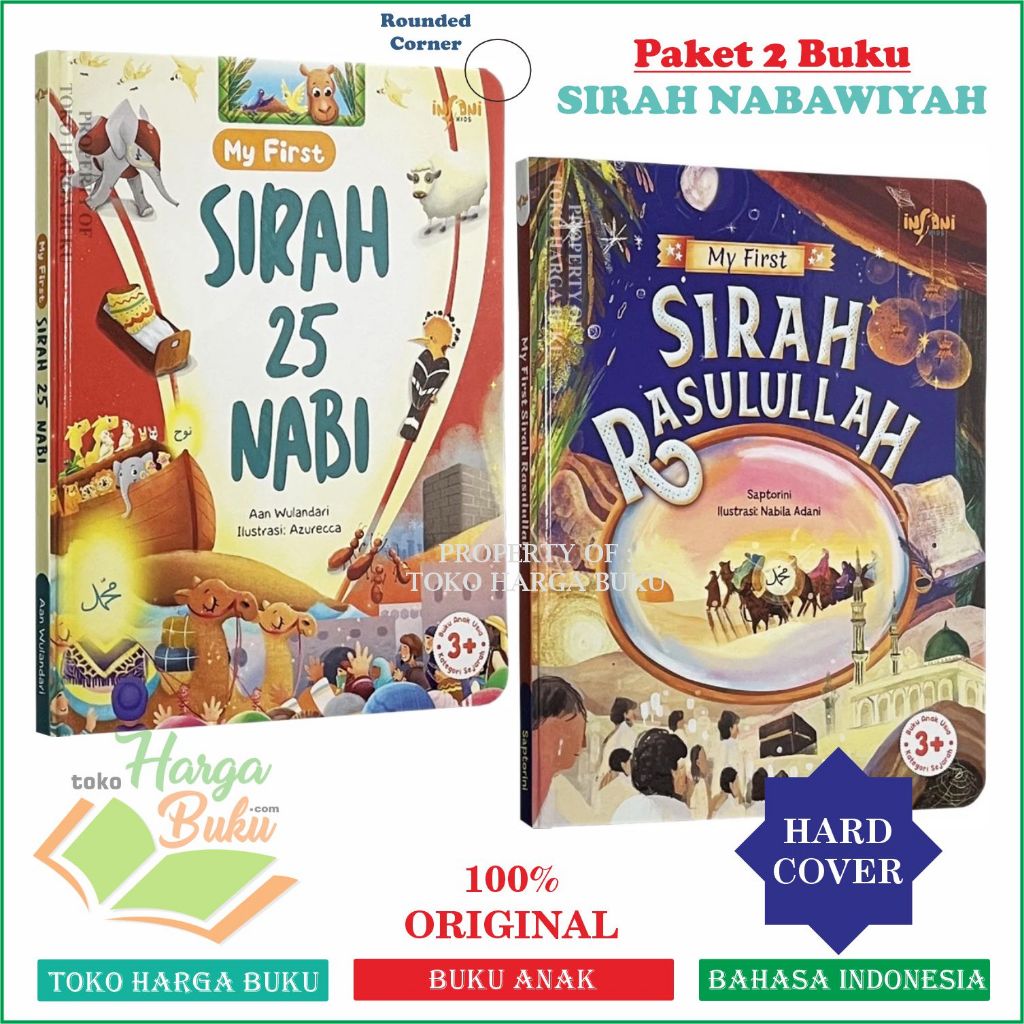 Foto Paket 2 Buku Anak My First Sirah Rasulullah & 25 Nabi dan Rasul FULL COLOR Sirah Nabawiyah ORIGINAL Gema Insani Kids - GIP