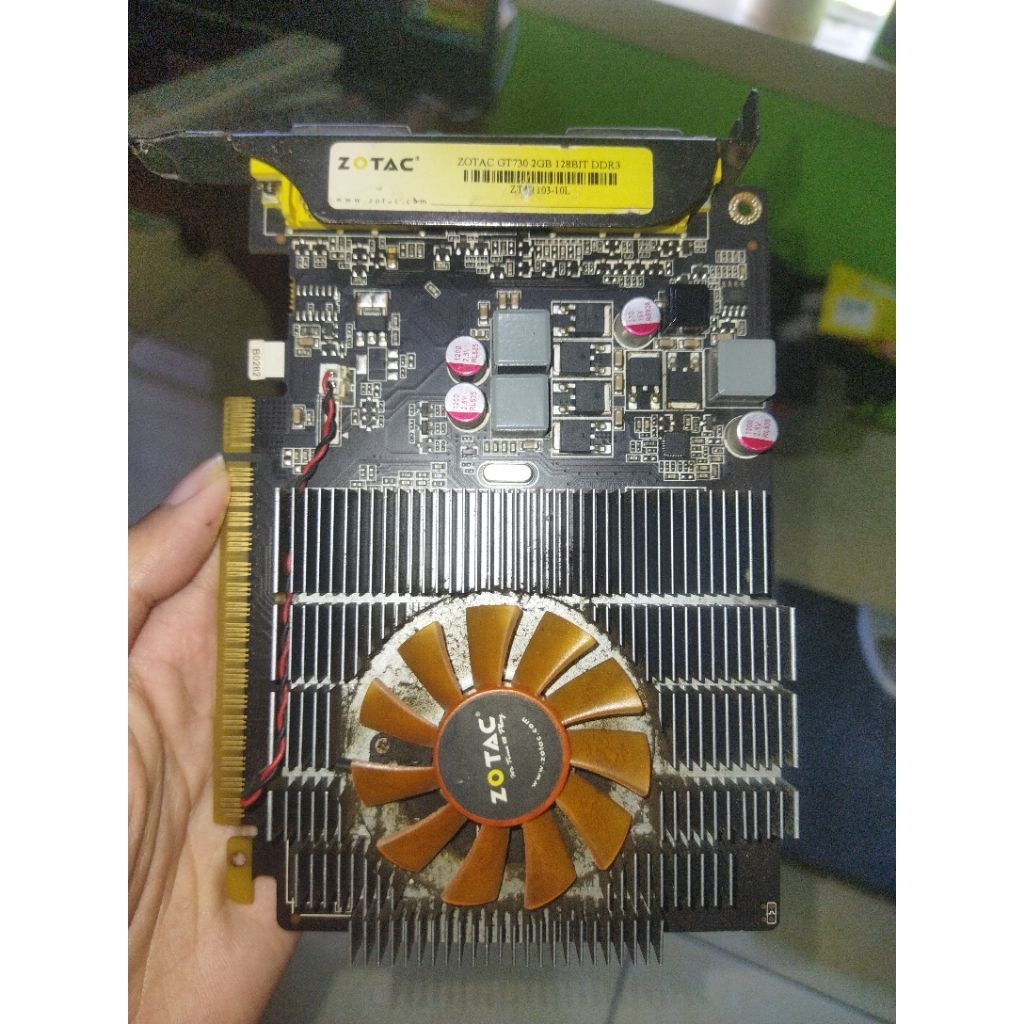 VGA Zotac GT 730 2GB DDR3 128bit Normal Siap Pakai