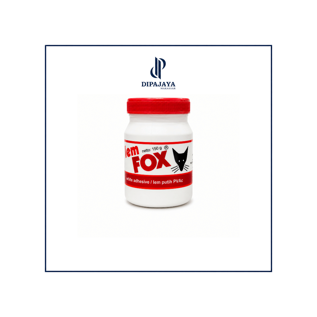 Lem FOX Lem Putih PVAC 150g/500g/600g/700g