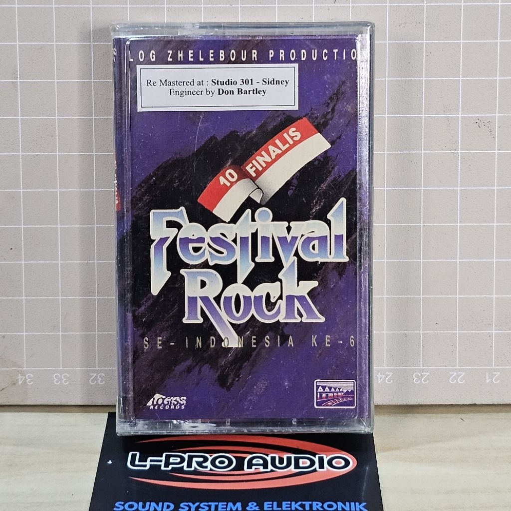 Kaset Pita Festival Rock ke 6 Indonesia rock Original New Sealed tersegel