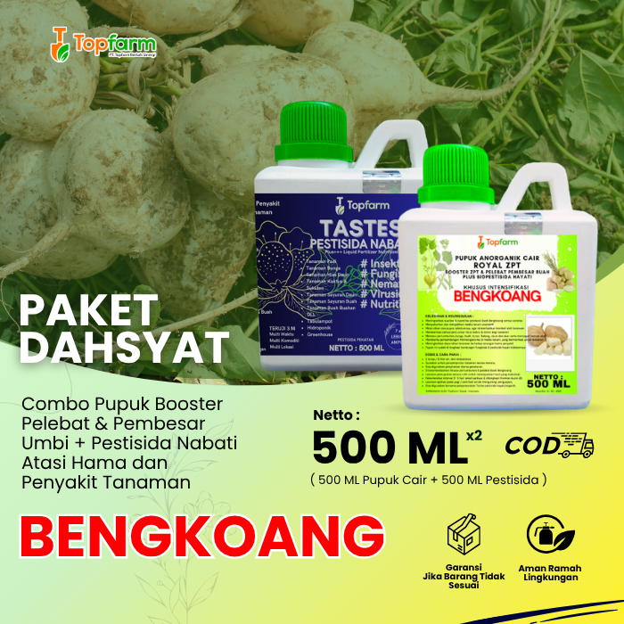 Paket Pupuk & Pestisida Untuk Bengkoang 500 Ml / Pupuk Untuk Bengkoang / Pupuk Pembesar Umbi Bengkoa