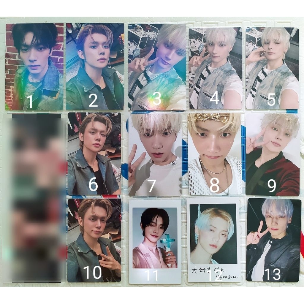 [READY STOCK] PHOTOCARD TXT SOOBIN YEONJUN BEOMGYU TAEHYUN HUENINGKAI DECO KIT SG26