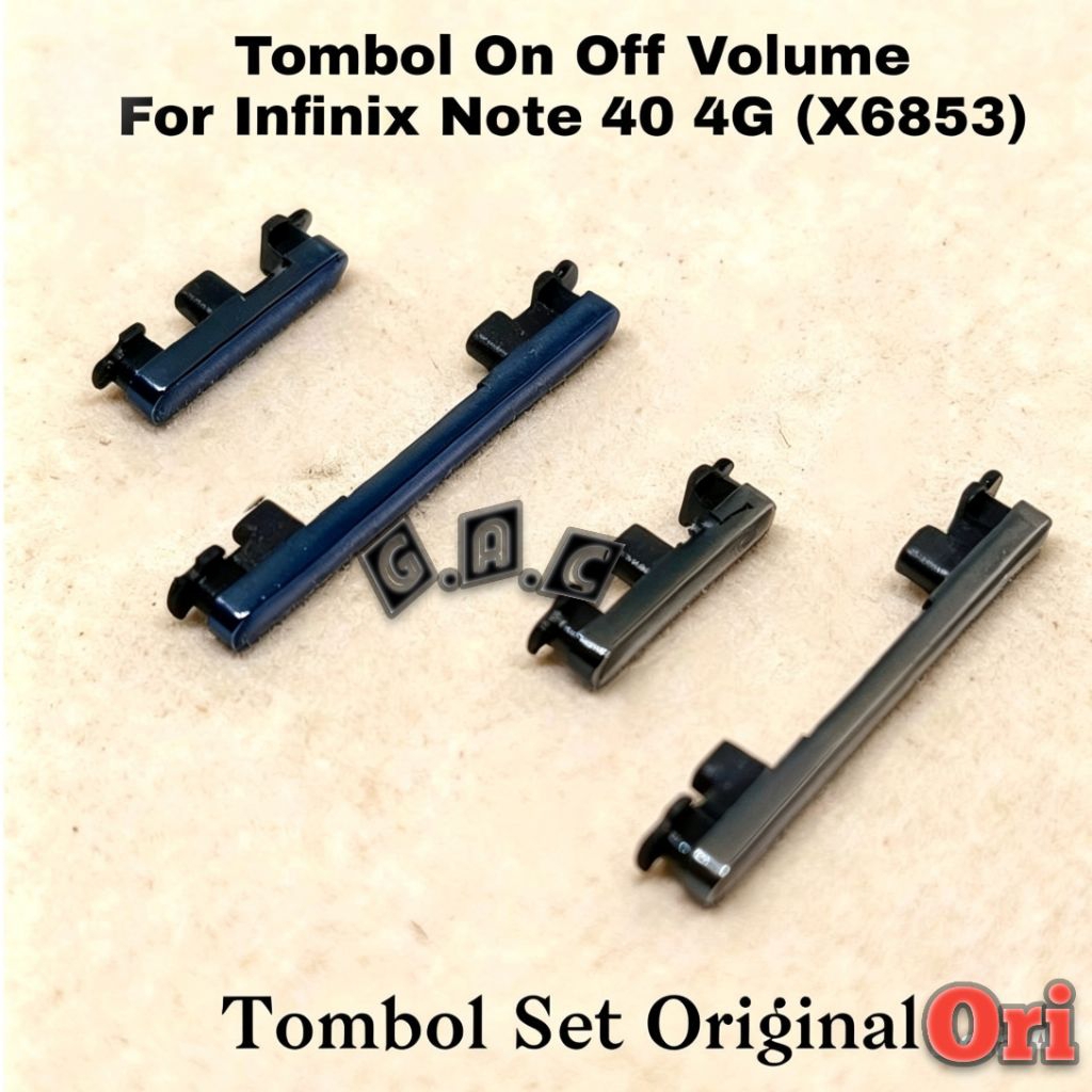 TOMBOL LUAR ON OFF VOLUME FOR INFINIX NOTE 40 4G X6853 - SIDE BUTTON INFINIX X6853 / NOTE 40 POWER
