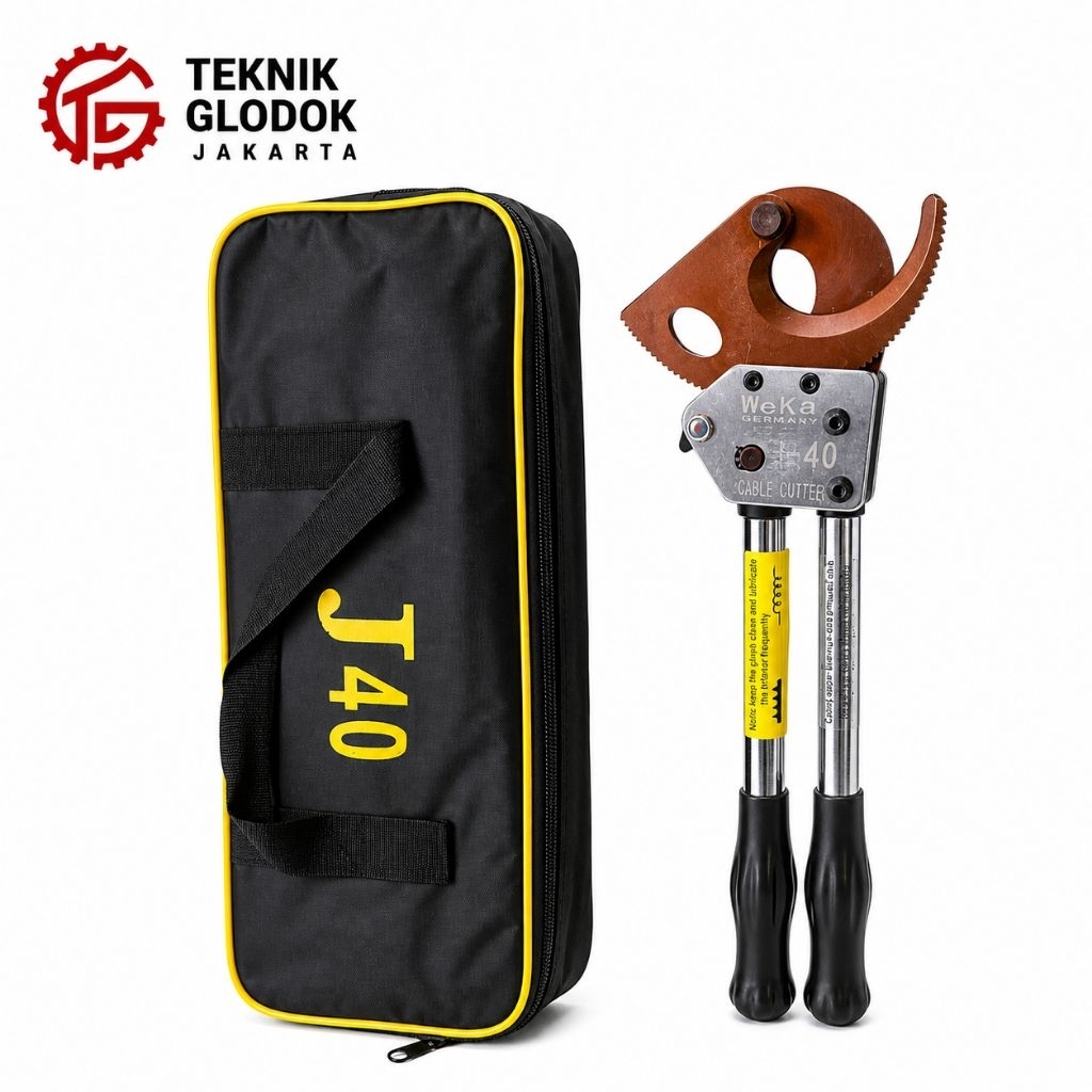 30mm Ratchet Cable Cutter / Gunting Potong Kabel J40 Model Ratchet
