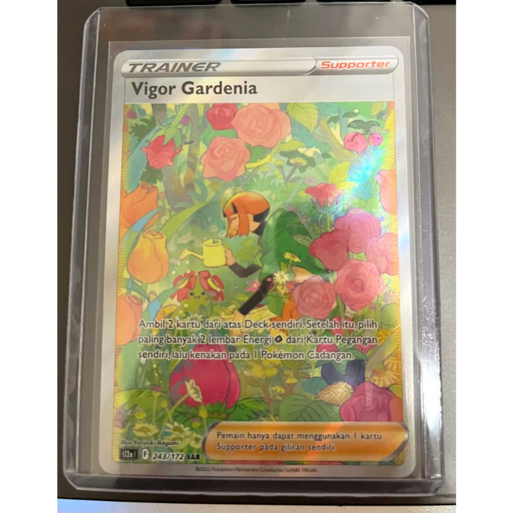 Vigor Gardenia Trainer S12a 243/172 SAR Pokemon TCG Indonesia