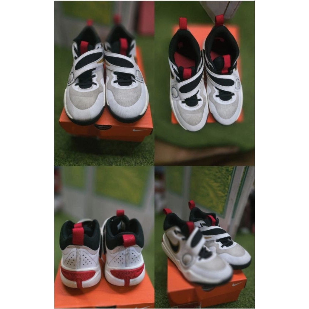 Preloved-Sepatu Basket Anak Nike Team Hustle - Kid Basketball Shoes