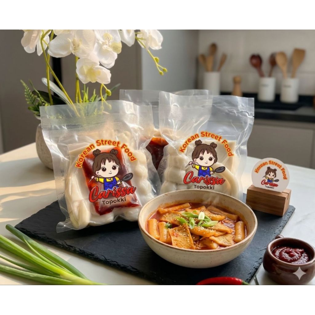 Topokki/Tteokbokki Cheesetok Rose Keju By Carissa Topokki - 150gr