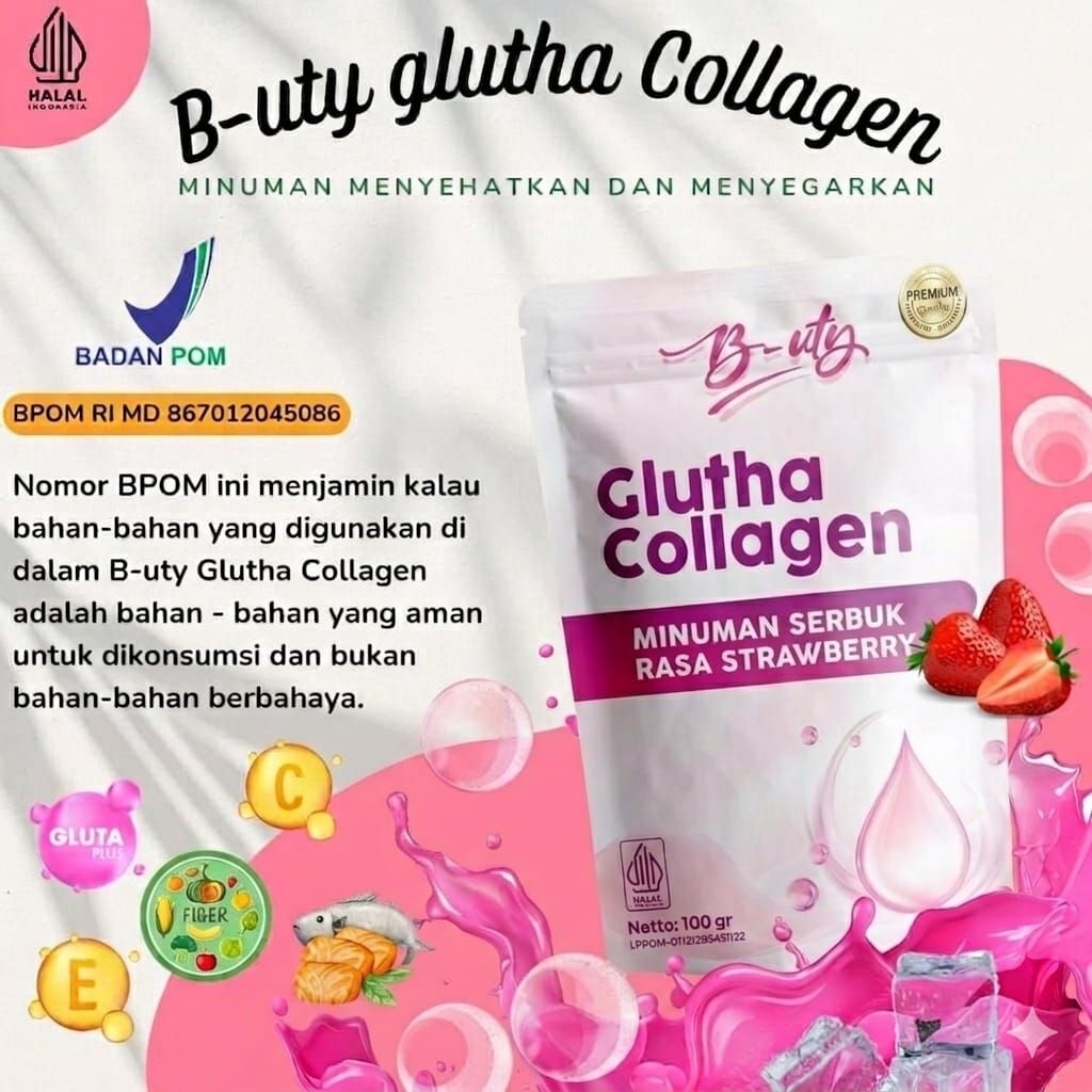 B-uty Glutha Collagen Strawberry