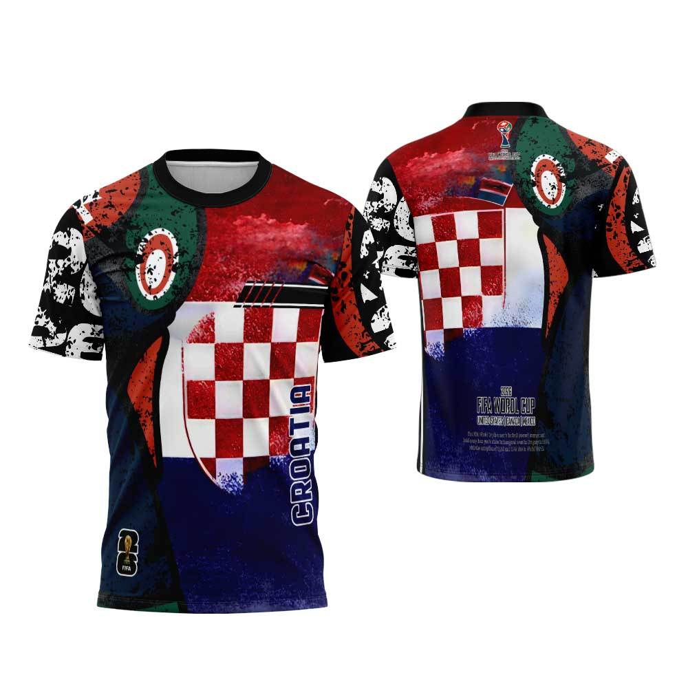 Croatia Jersey - Baju Kaos Jersey Kroasia Fullprint