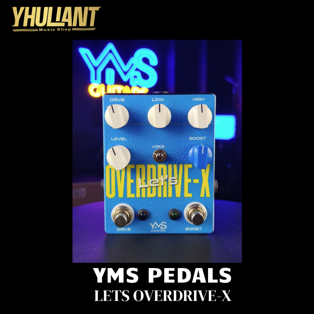 YMS Pedals Lets Overdrive X Guitar Pedal Effect Original Made in Indonesia