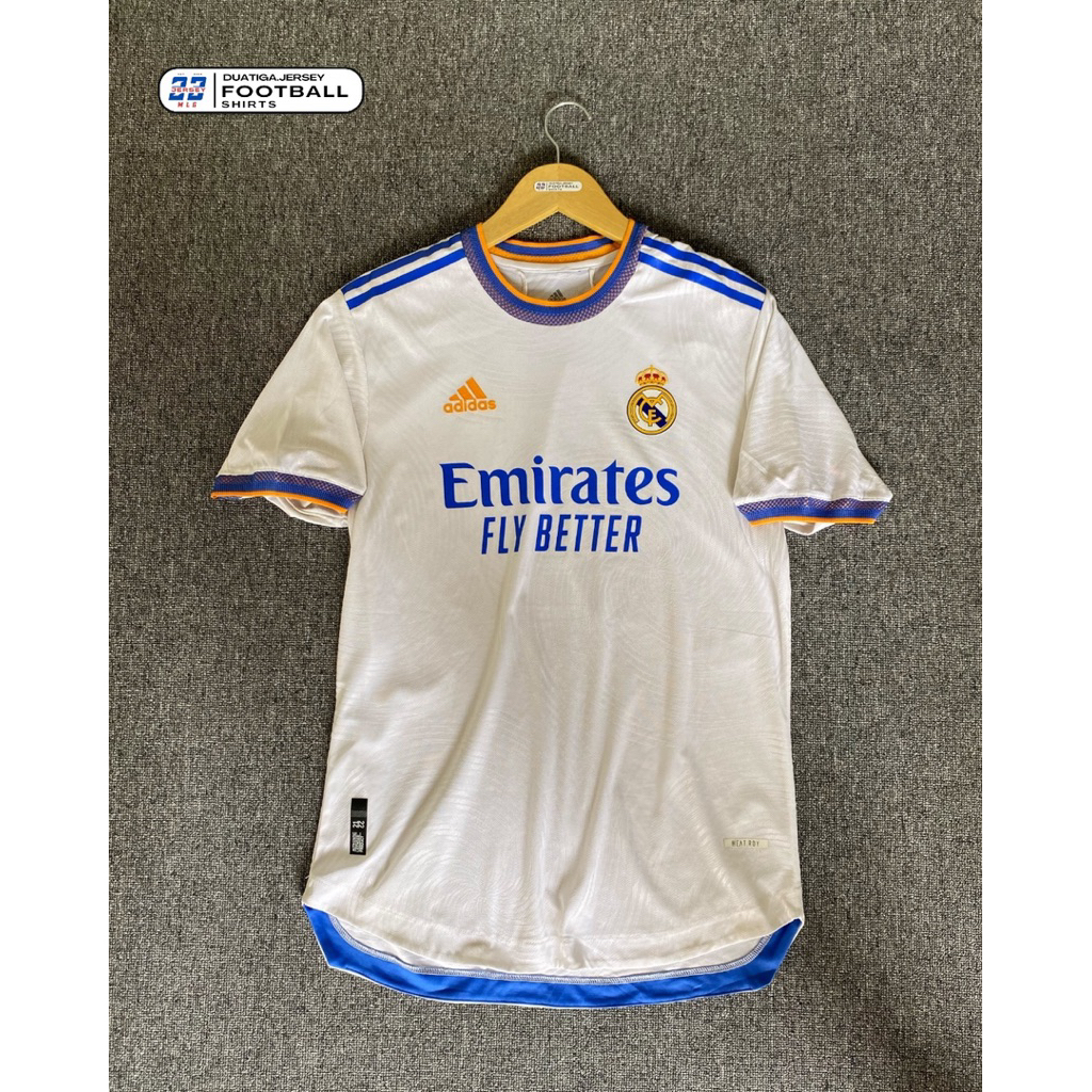 JERSEY RETRO REAL MADRID HOME 2021/2022 PLAYER ISSUE - JERSEY RETRO REALMADRID MUSIM 2021/2022