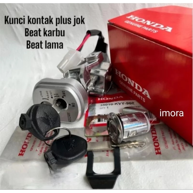 Kunci Kontak Plus Kunci Jok Honda Beat Karbu/ beat lama Kunci Kontak Honda Beat Lama / Karbu KVY